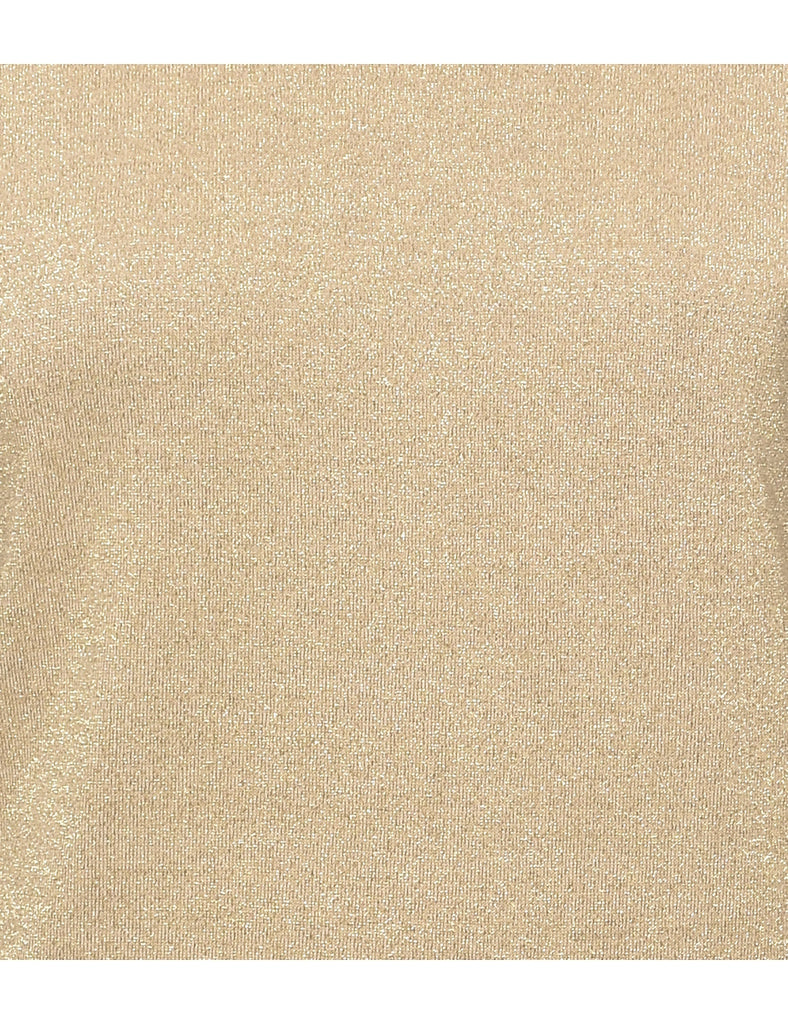 Lurex Thread Pattern Jumper - M