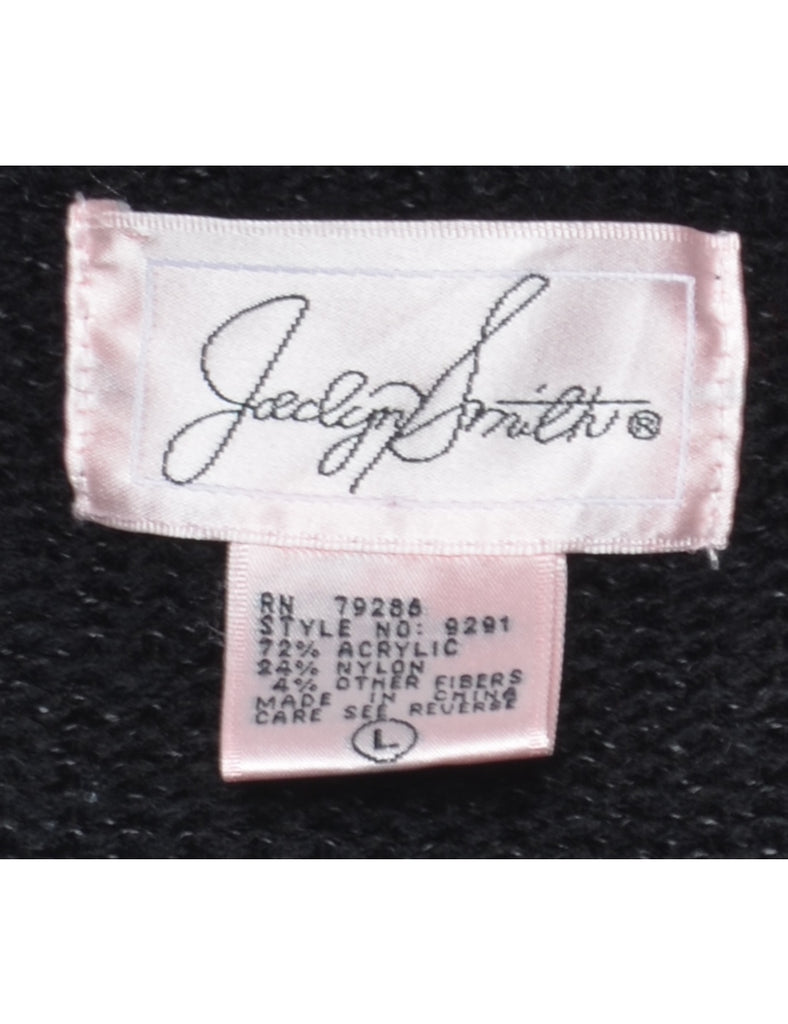 Lurex Thread Pattern Jumper - L