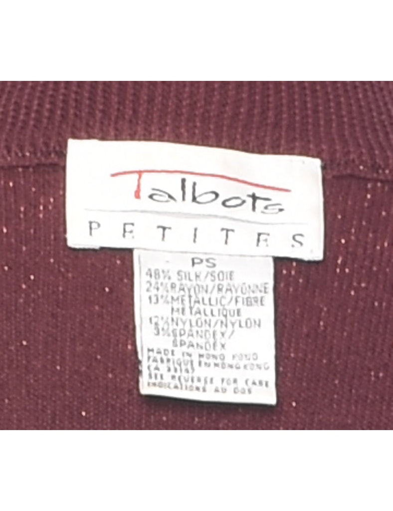 Lurex Thread Pattern Jumper - S