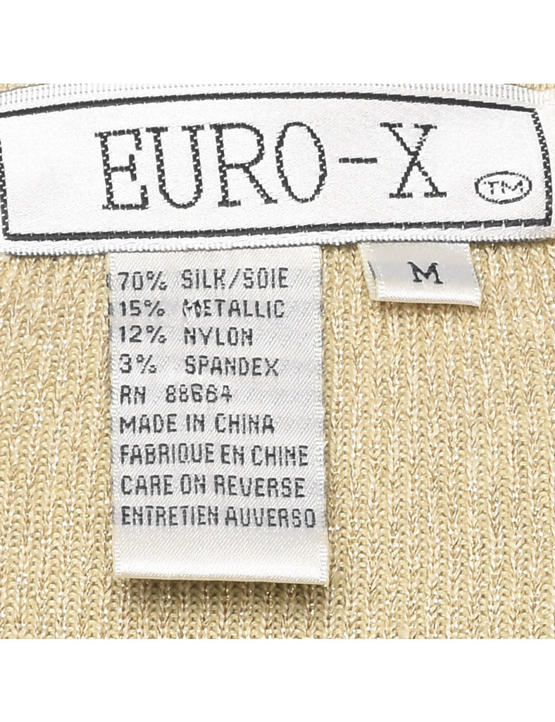 Lurex Thread Pattern Jumper - M