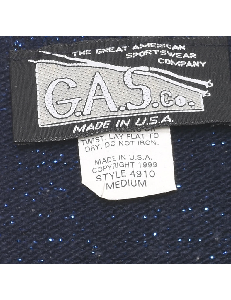 Lurex Thread Pattern Jumper - M