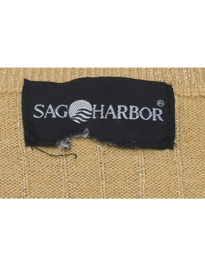 Lurex Thread Pattern Jumper - XL