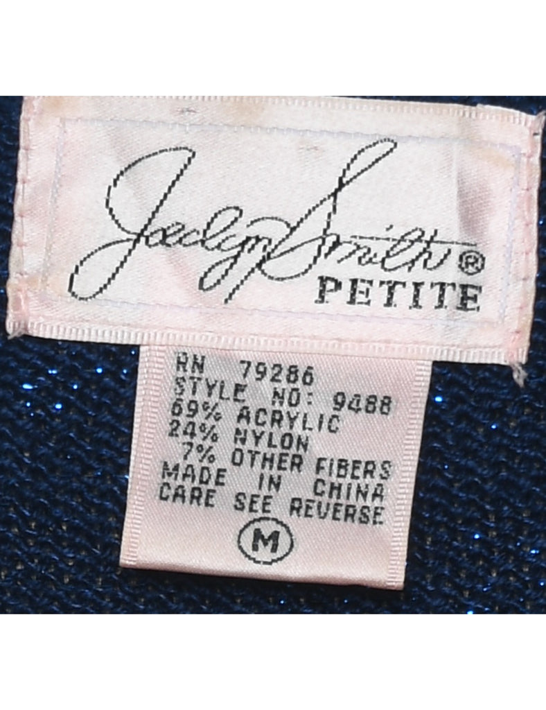 Lurex Thread Pattern Jumper - M