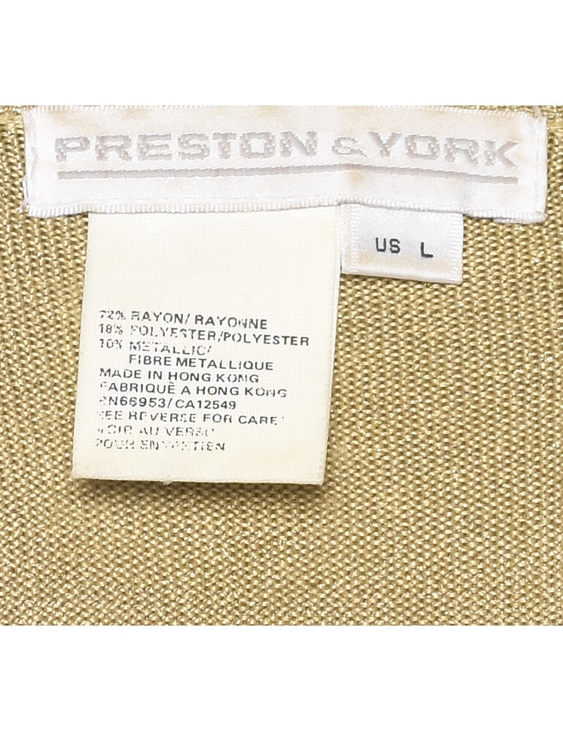 Lurex Thread Pattern Jumper - L