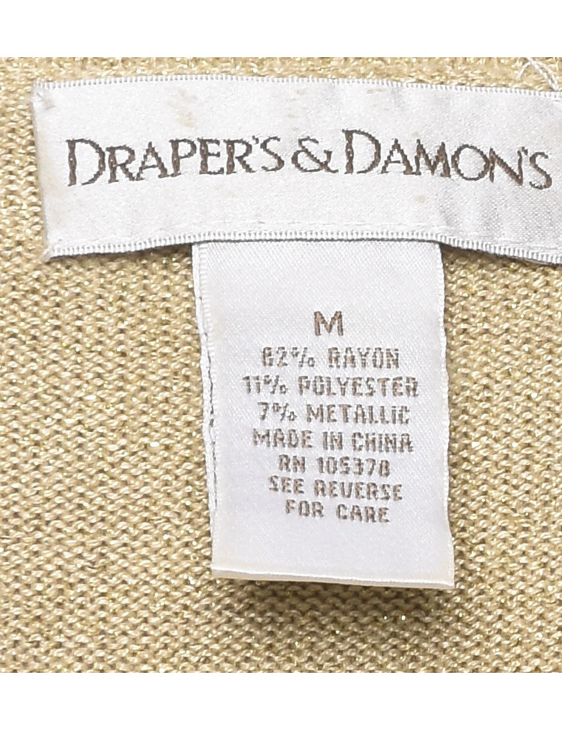 Lurex Thread Pattern Jumper - M