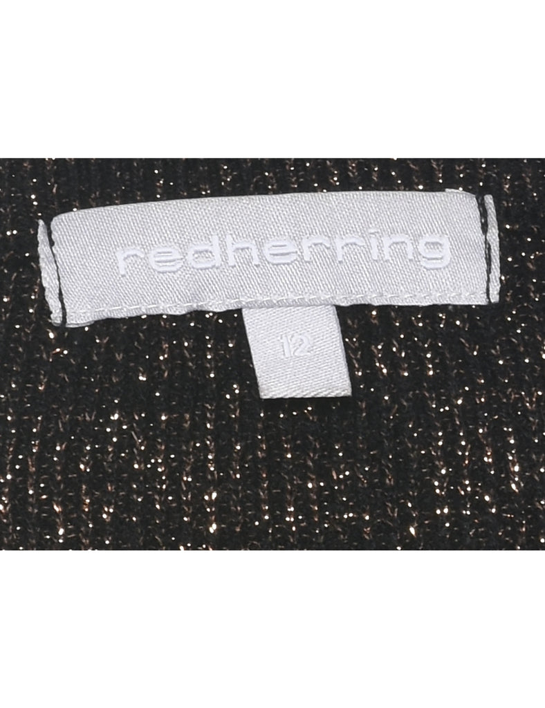 Lurex Thread Pattern Jumper - L