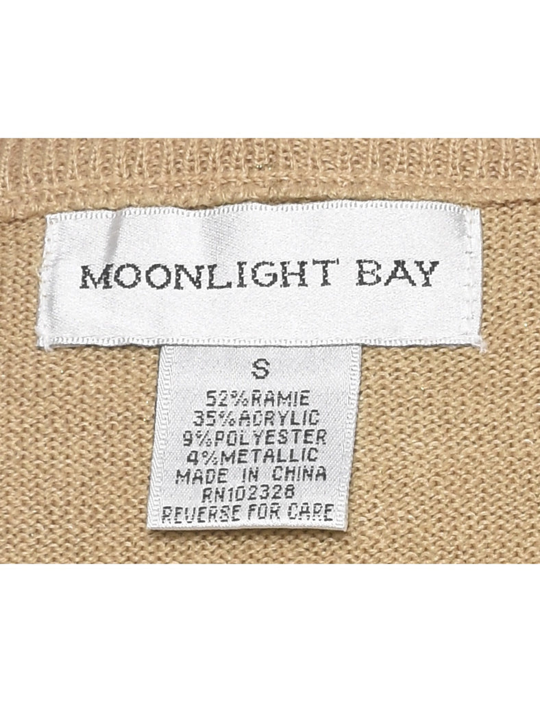 Lurex Thread Pattern Jumper - S