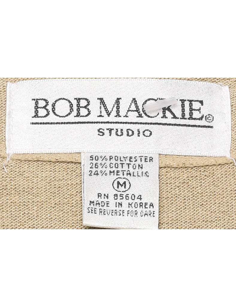 Lurex Thread Pattern Jumper - M