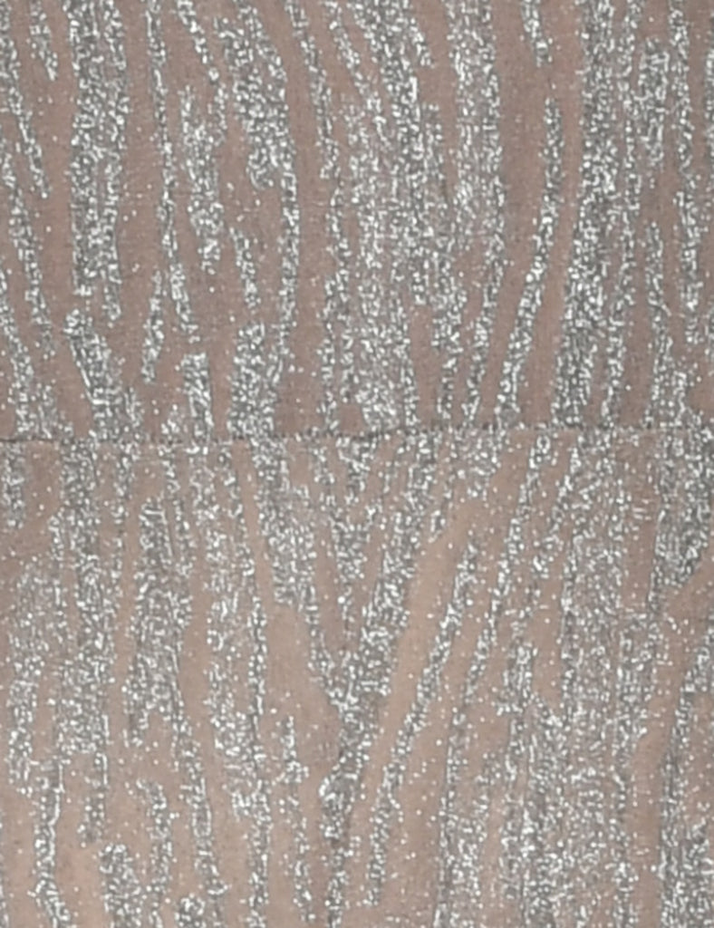 Lurex Thread Pattern Jumpsuit - XS