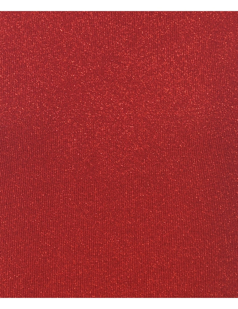 Lurex Thread Pattern Vest - L