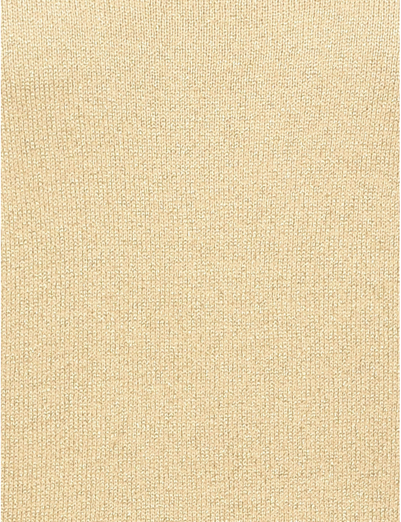 Lurex Thread Pattern Vest - M