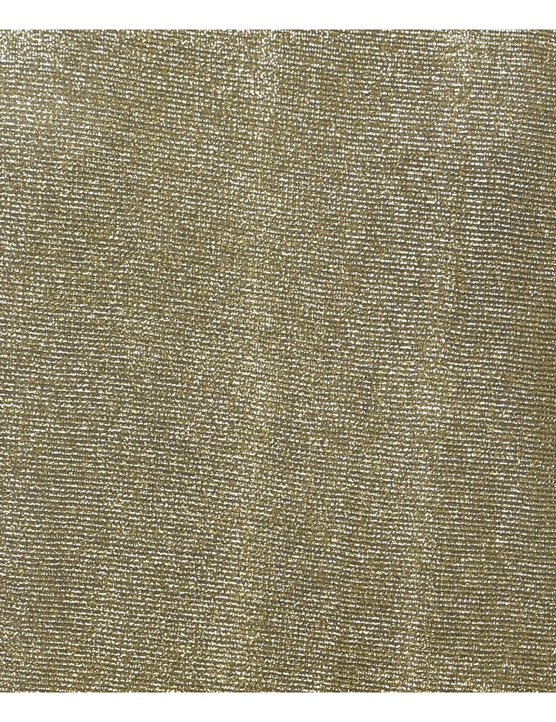 Lurex Thread Pattern Vest - L