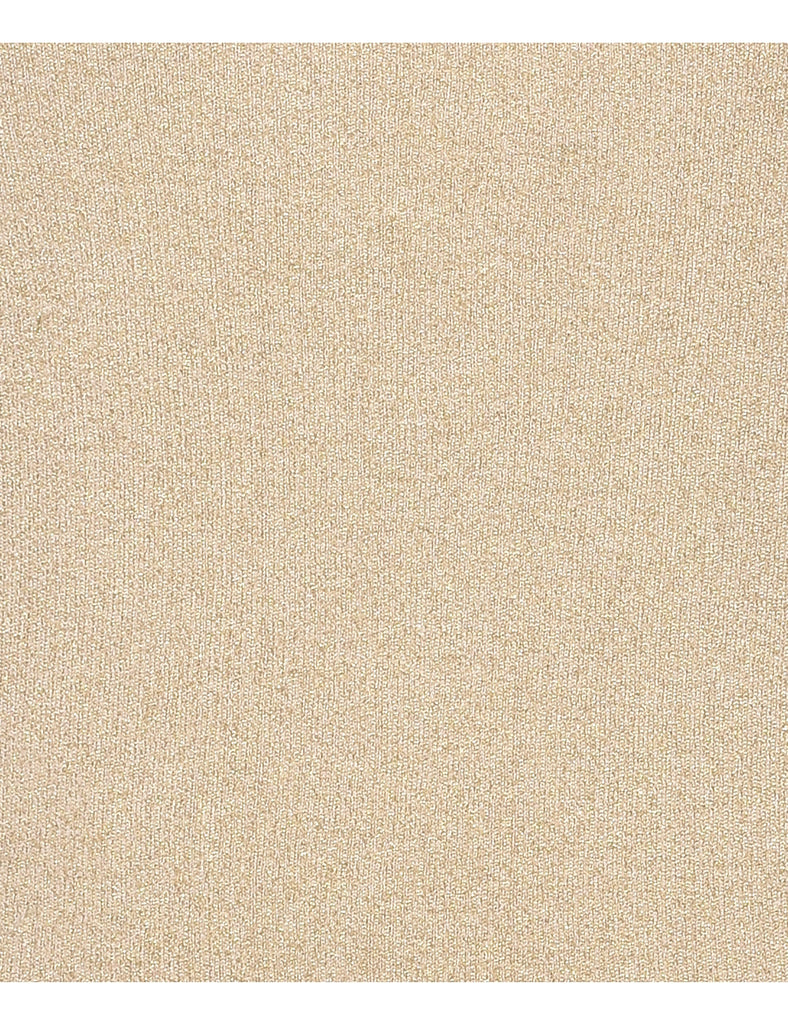 Lurex Thread Pattern Vest - L