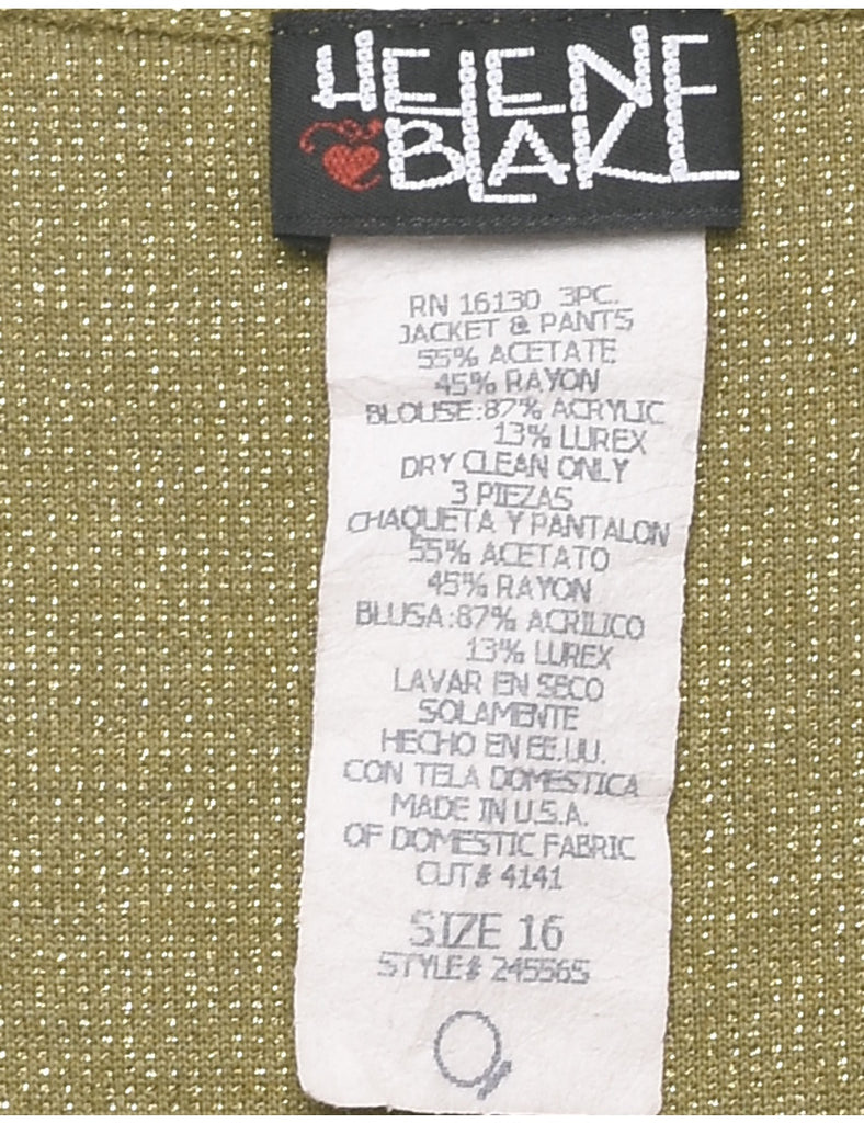 Lurex Thread Pattern Vest - L