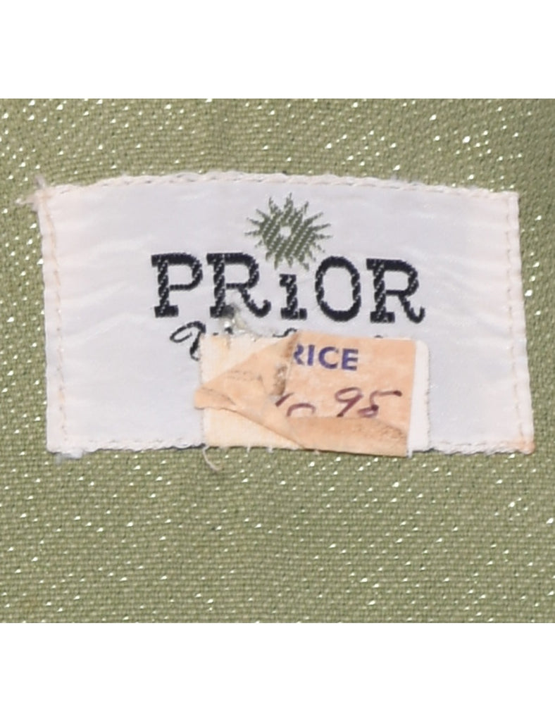 Lurex Thread Pattern Waistcoat - XL