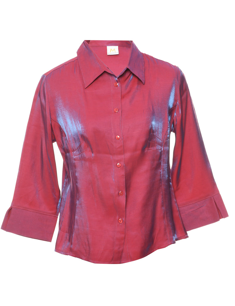 Magenta Evening Shirt - M