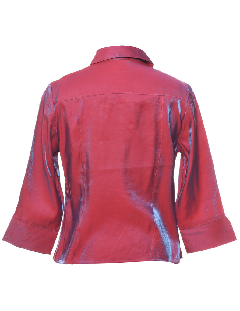 Magenta Evening Shirt - M