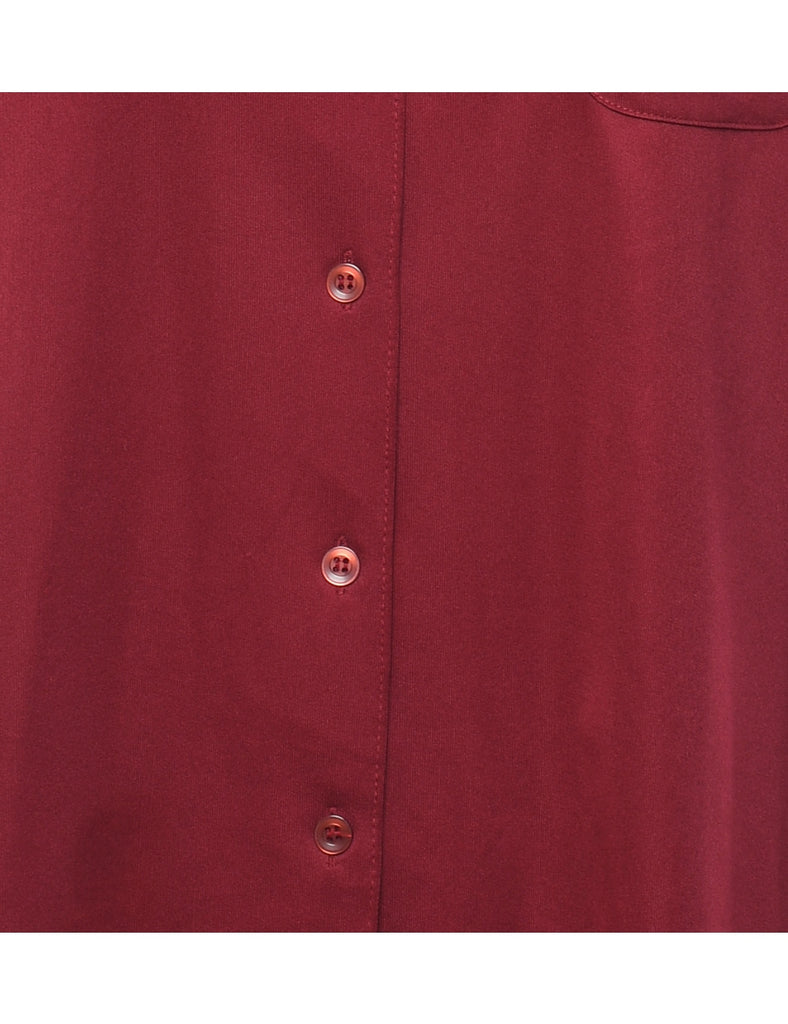 Maroon Blouse - L