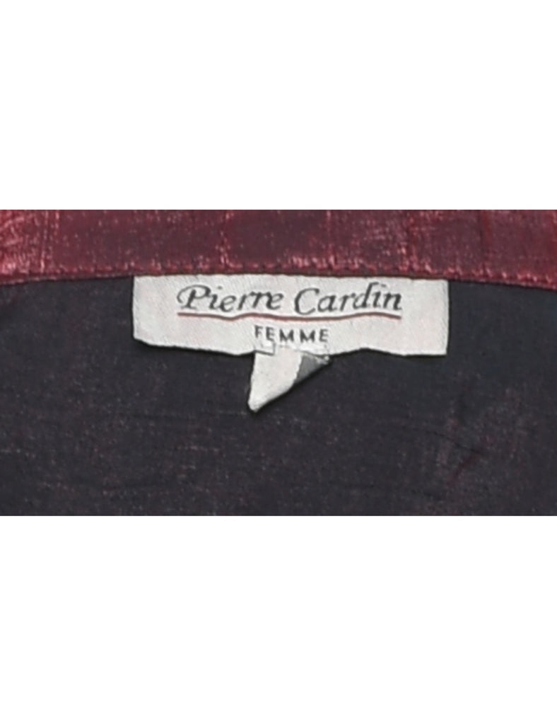 Maroon Evening Blouse - M