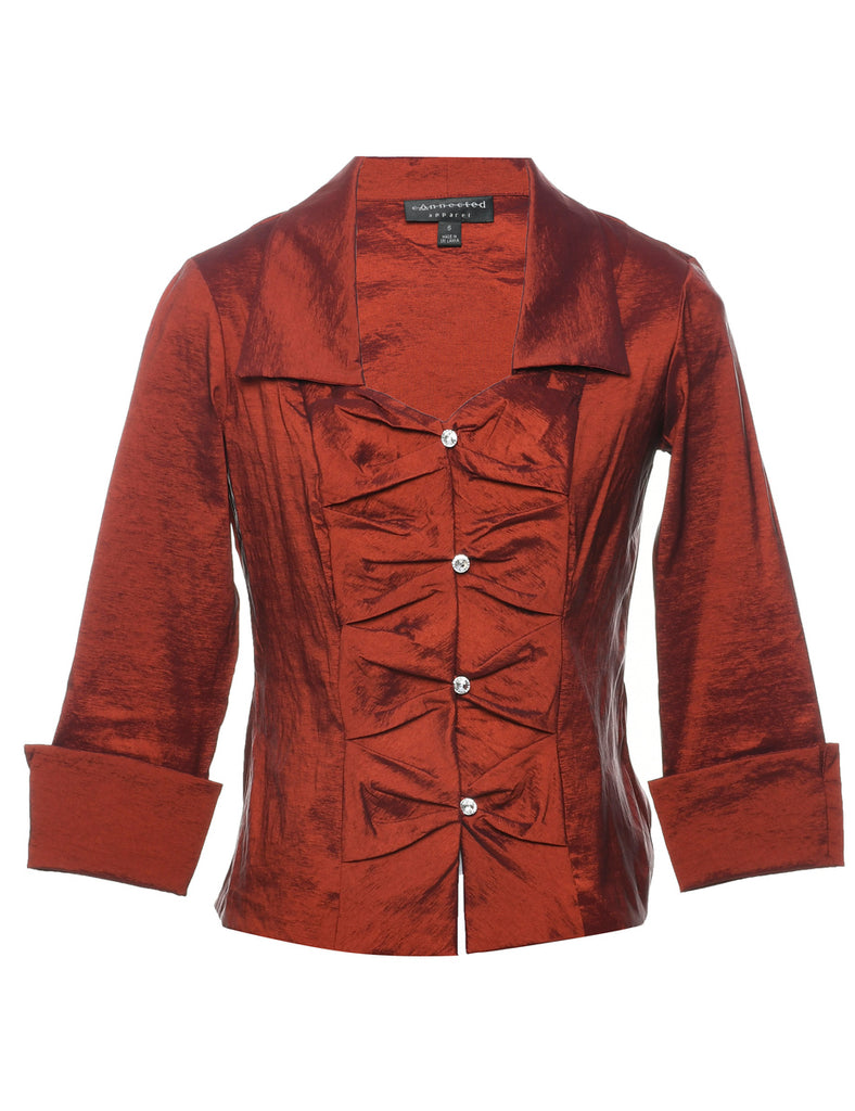 Maroon Evening Jacket - S
