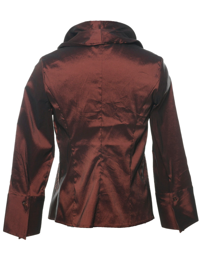 Maroon Evening Jacket - S