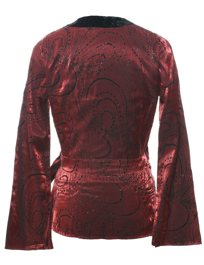 Maroon Evening Jacket - M