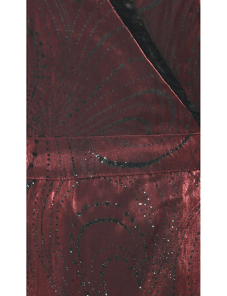 Maroon Evening Jacket - M