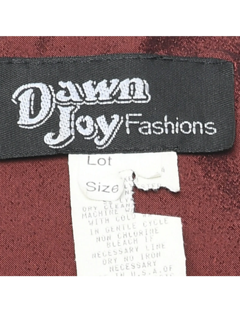 Maroon Evening Jacket - S