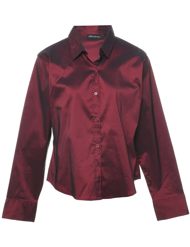 Maroon Evening Shirt - L