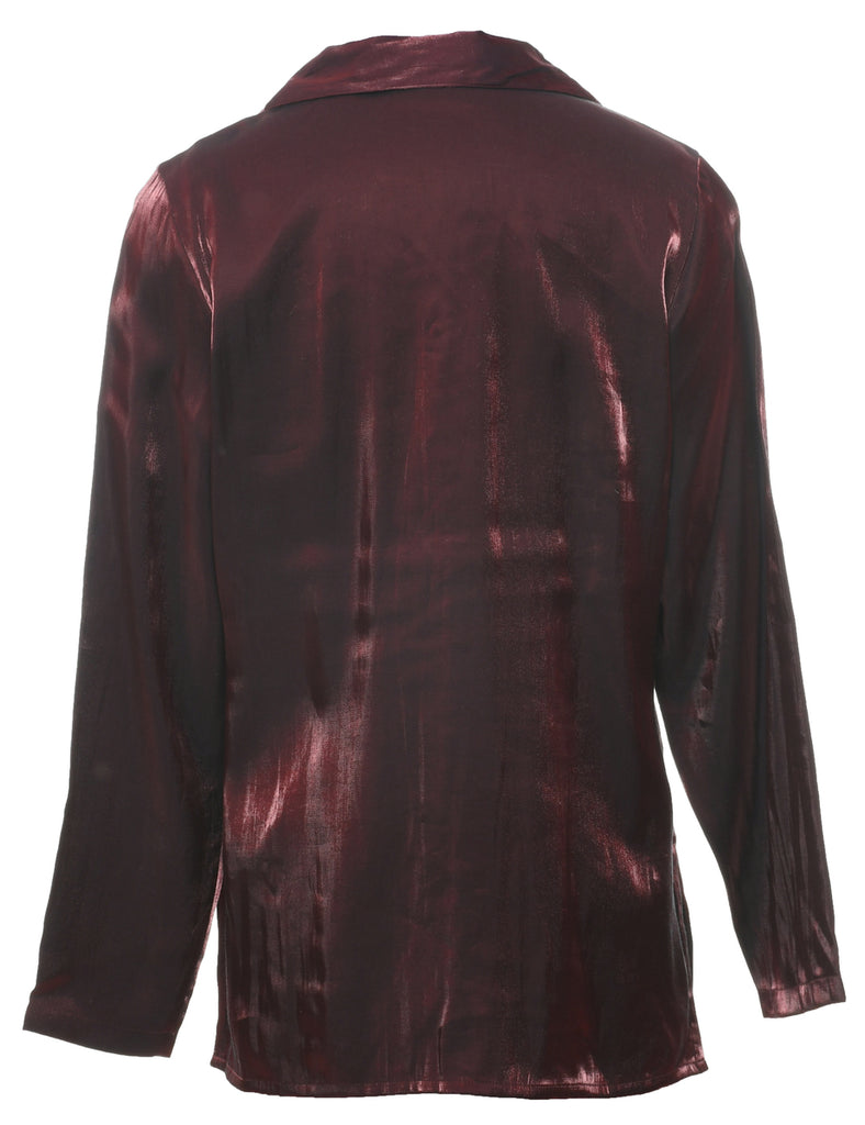 Maroon Evening Shirt - M