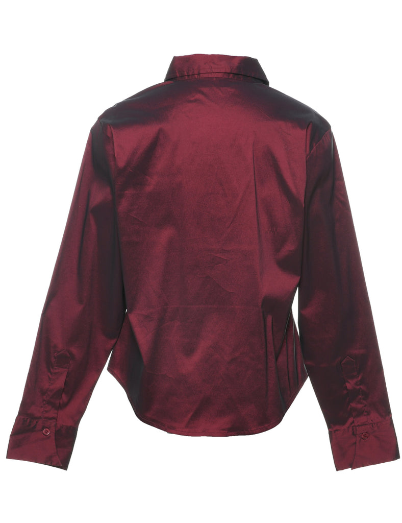 Maroon Evening Shirt - L