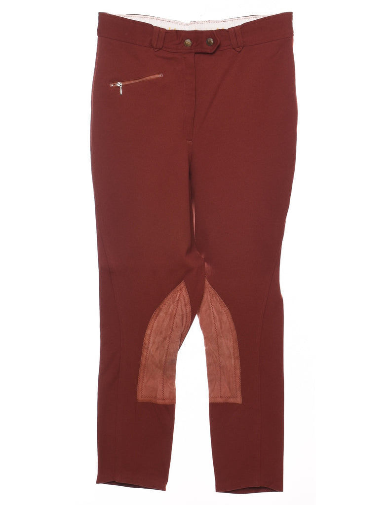 Maroon Jodhpur Trousers - W28 L25