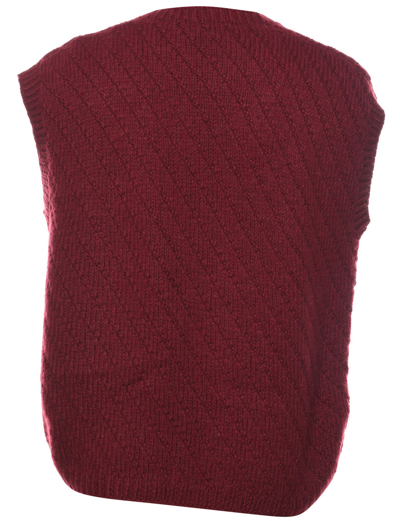 Maroon Vest - L