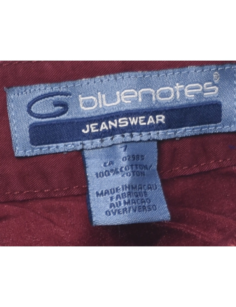 Maroon Y2K Cargo Pants - W31 L32