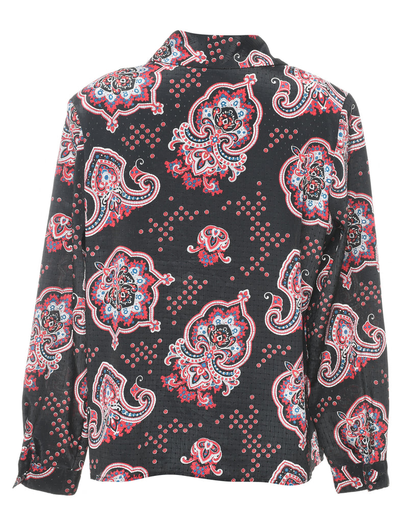 Medallion Print Blouse - L