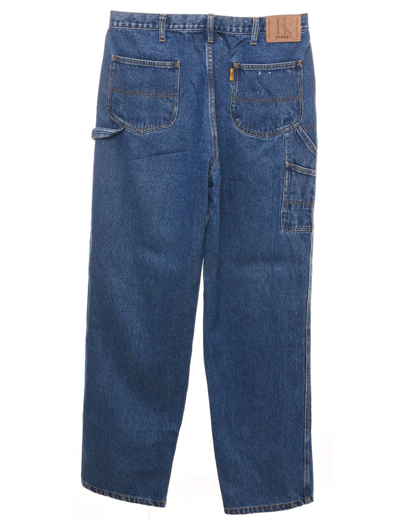 Medium Wash Cargo Style Jeans - W32 L30