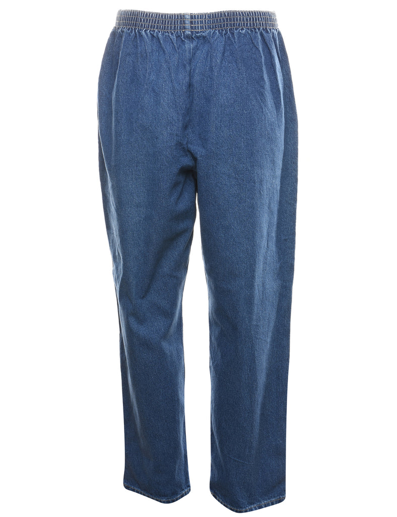 Medium Wash Casual Denim Trousers - W30 L28