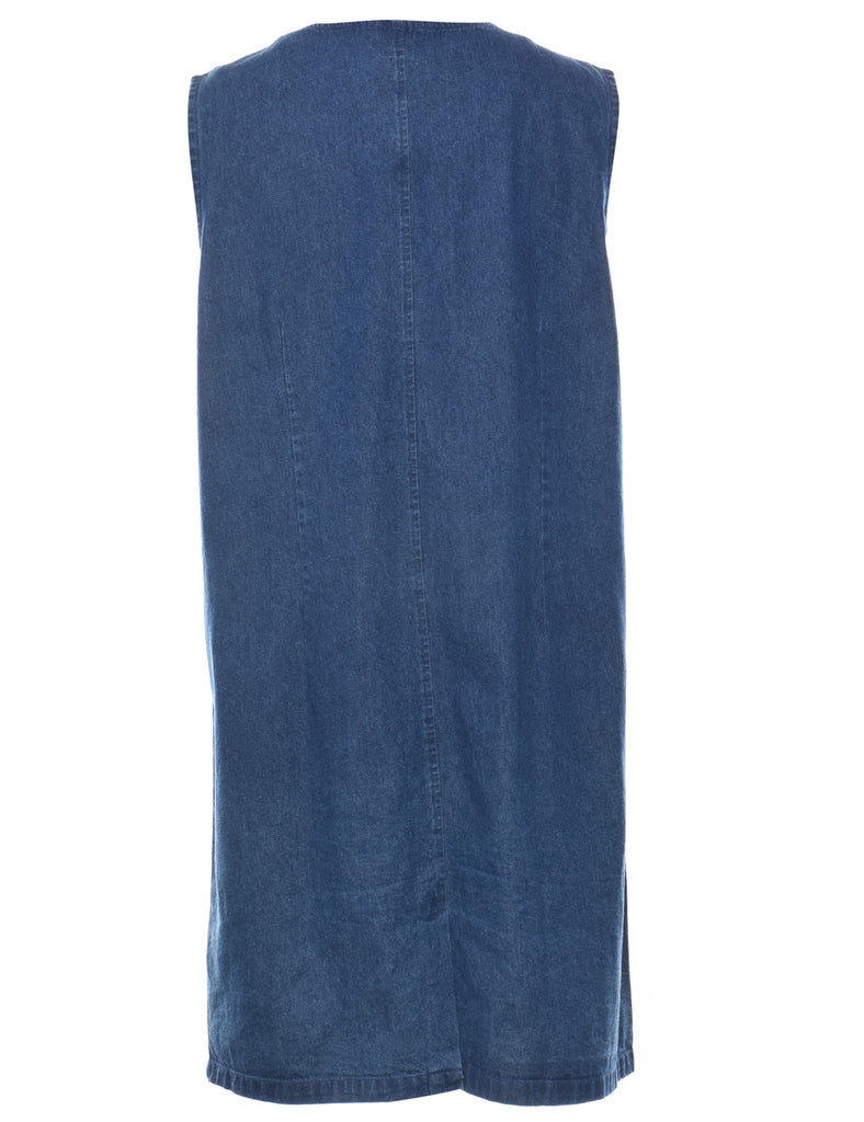 Medium Wash Denim Dress - M