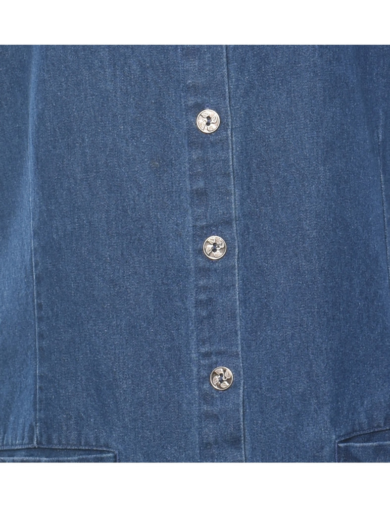 Medium Wash Denim Dress - M