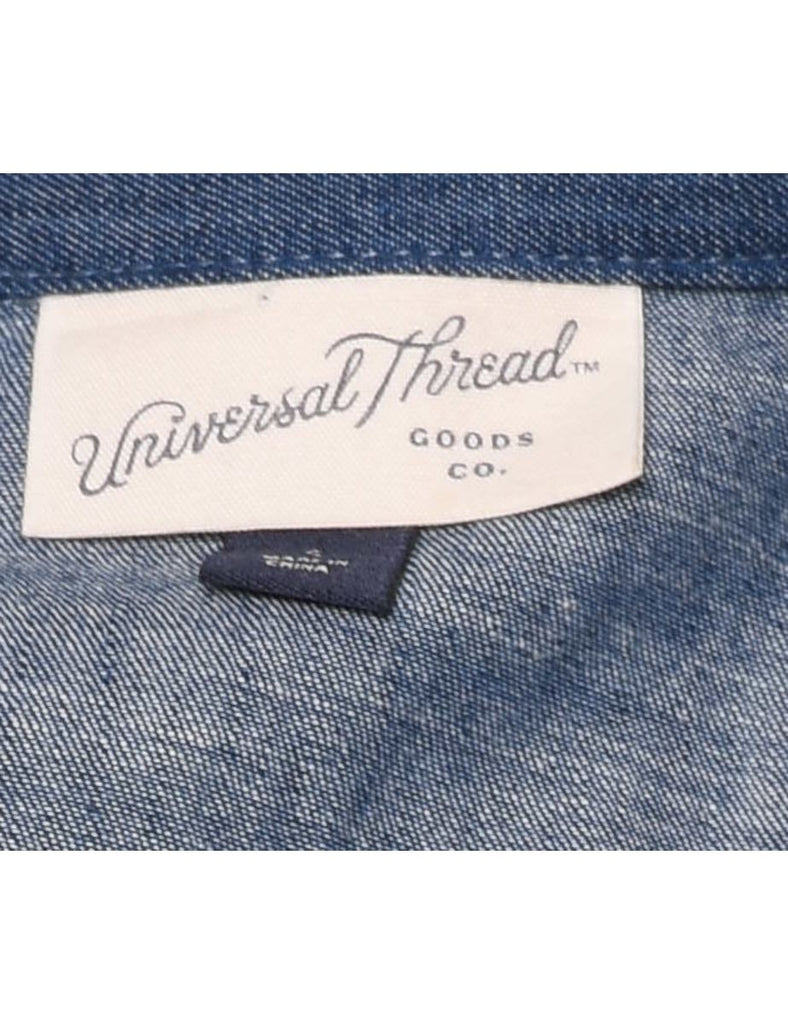 Medium Wash Denim Dress - S