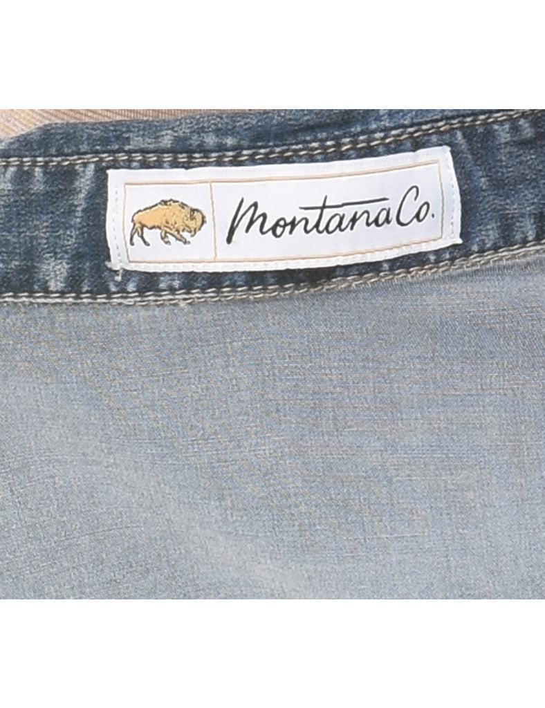 Medium Wash Denim Dress - M