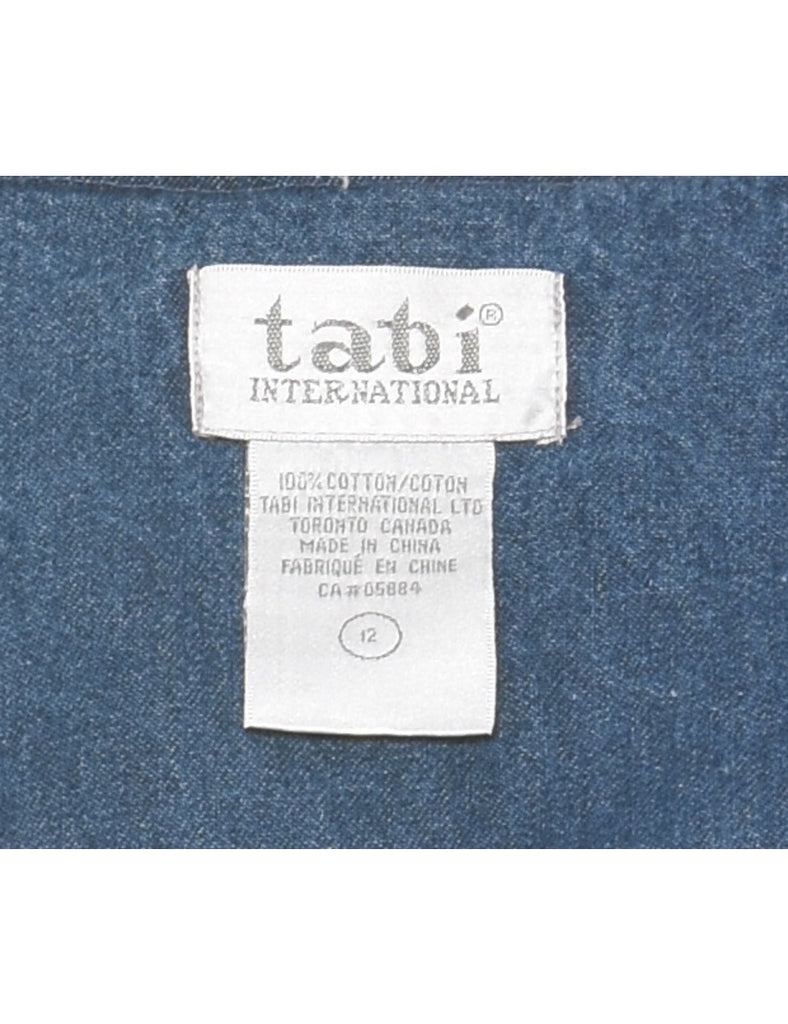 Medium Wash Denim Dress - M