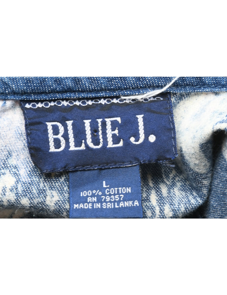 Medium Wash Denim Dress - L