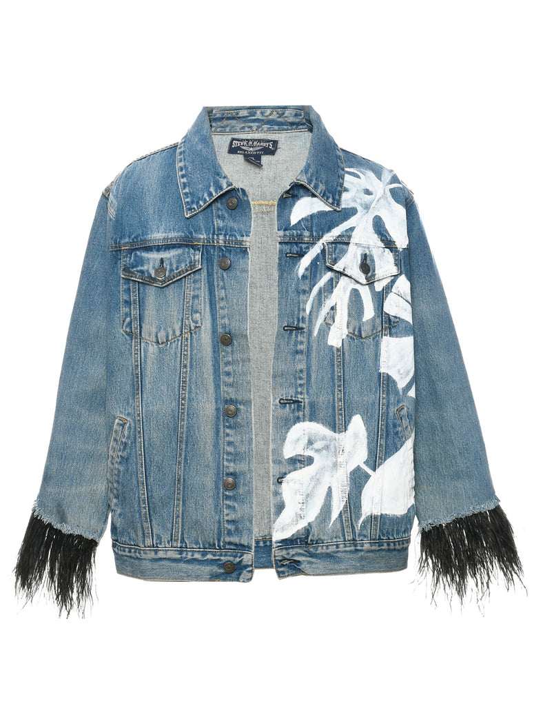 Medium Wash Denim Jacket - XL