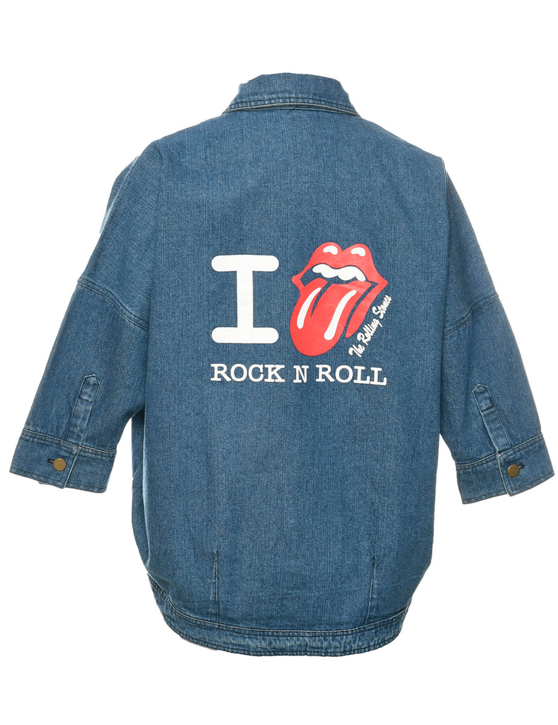 Medium Wash Denim Jacket - L