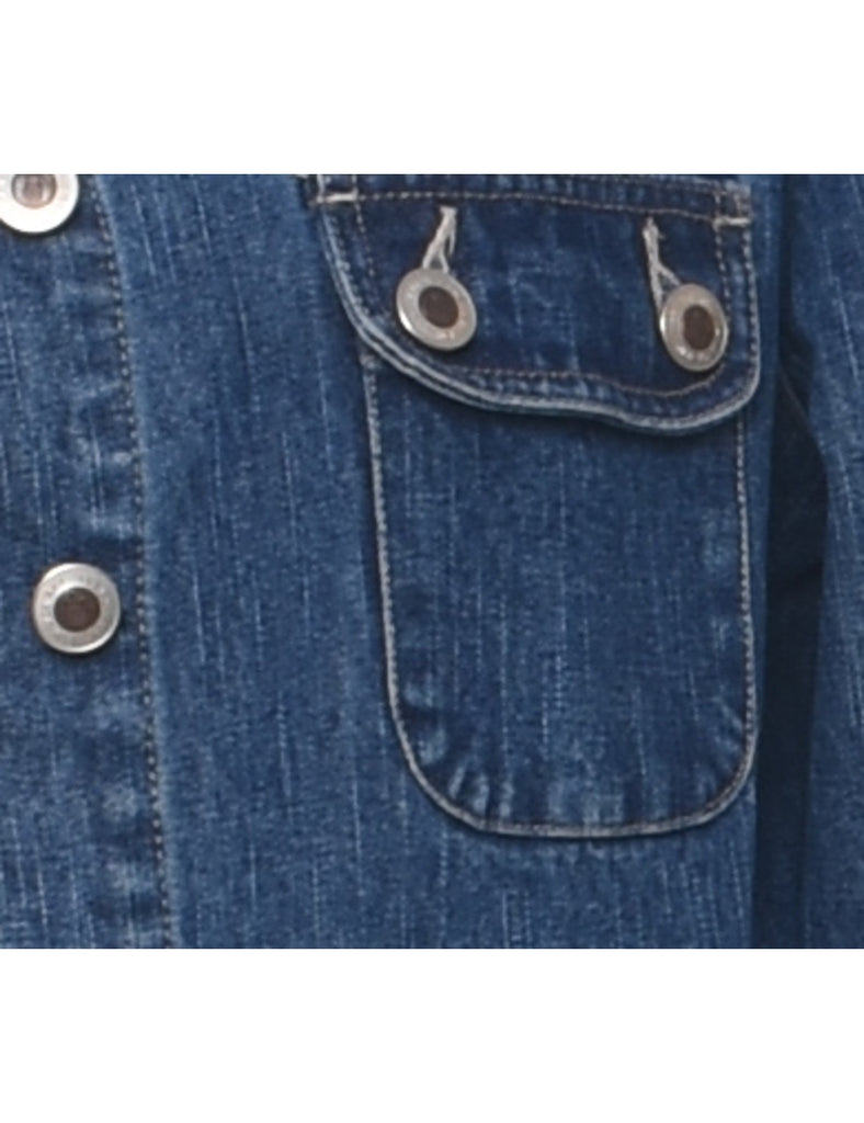 Medium Wash Denim Jacket - L