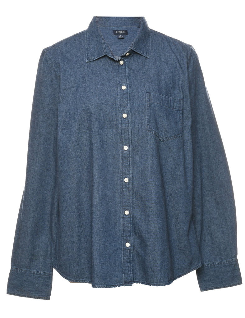 Medium Wash Denim Shirt - L