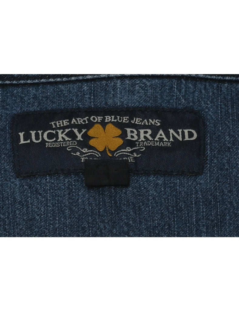 Medium Wash Denim Shirt - S