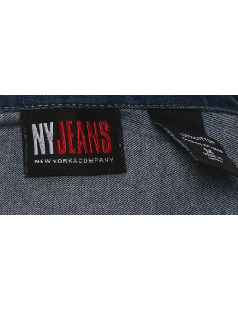 Medium Wash Denim Shirt - M