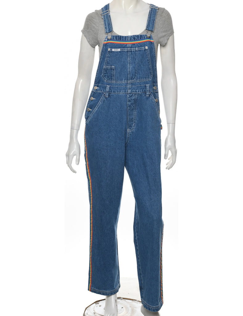 Medium Wash Dungarees - W32 L30